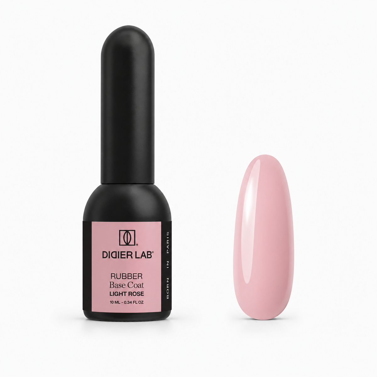 Geelilakka, Rubber base coat, Light Rose, 10ml
