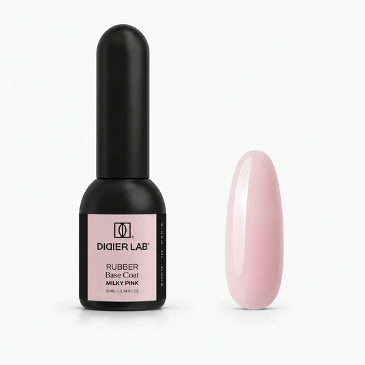 Geelilakka, Rubber base coat, Milky Pink, 10ml
