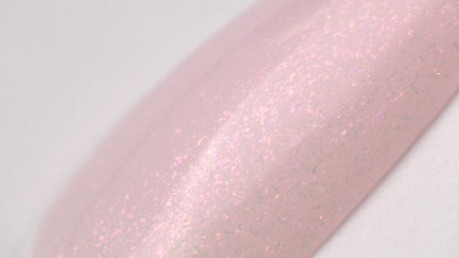 Geelipäällyslakka Glitter Top coat, pink, hema & tpo vapaa Didier Lab 10 ml