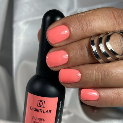 Geelilakka, Rubber base coat, magic coral, 10ml