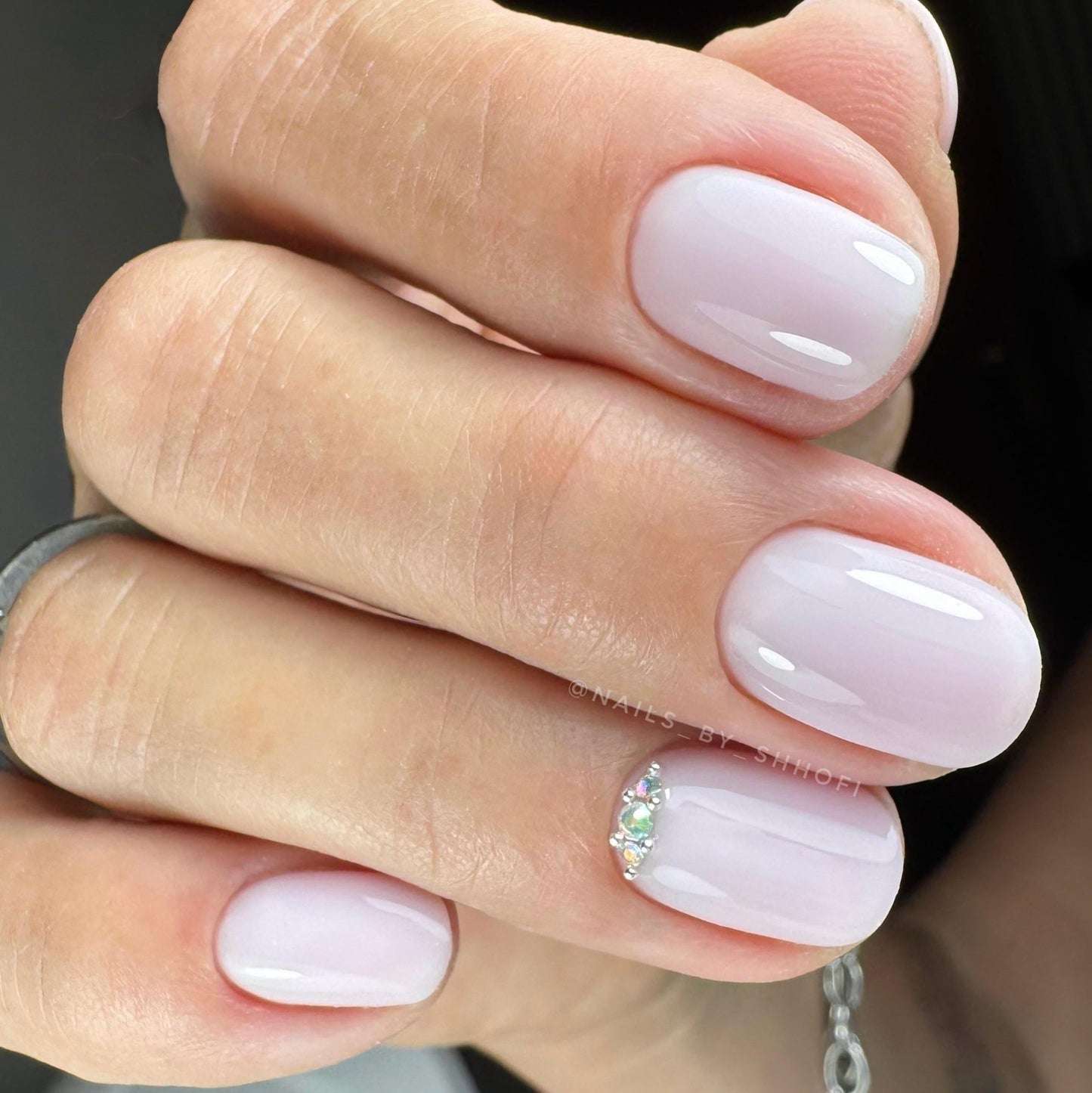 Geelilakka, Rubber base coat, icy lilac, 10ml