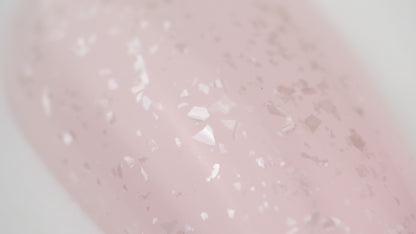 Geelipäällyslakka Glitter Top coat, silver, Didier Lab 10 ml