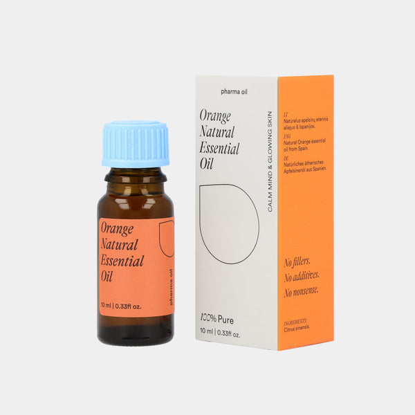 Luonnollinen aromi, appelsiinin eteerinen öljy kotikäyttöön diffuuseriin "Pharma Oil", 10ml, Aromaterapiaöljy