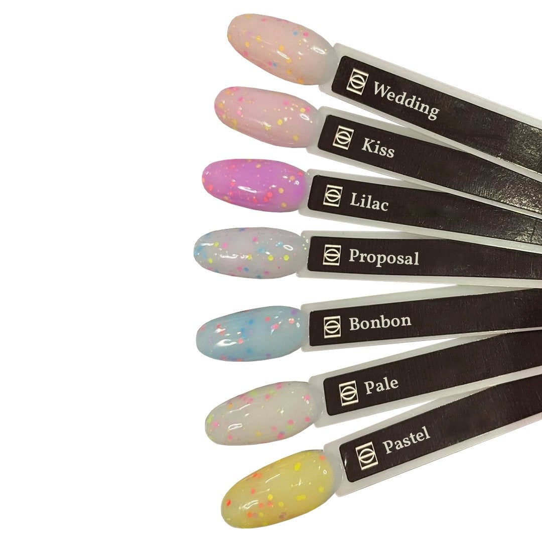 Geelilakka, Confetti Pastel, HEMA & TPO vapaa Didier Lab, 10ml