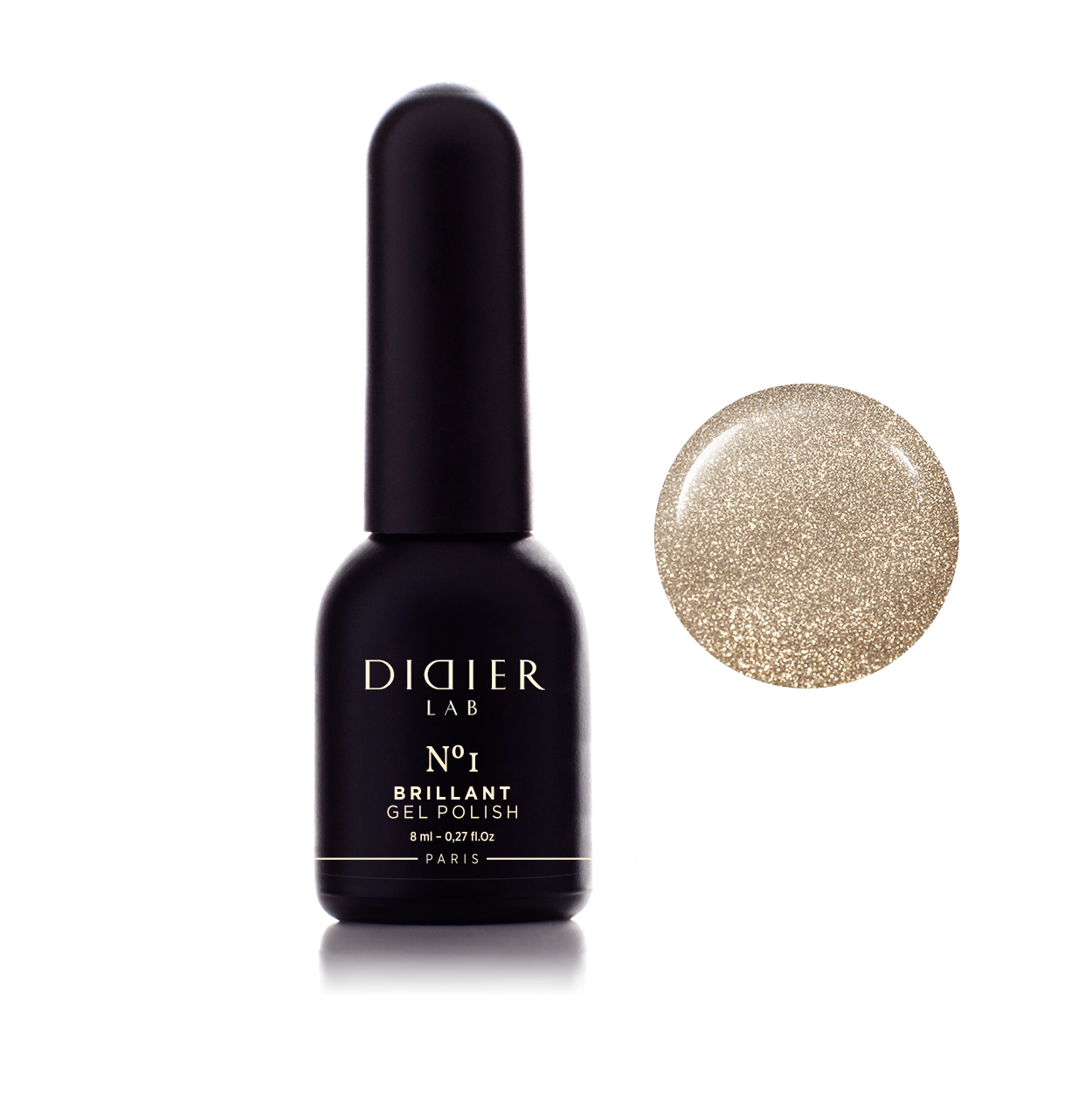 Geelilakka, Brillant, No1, Didier Lab, 8ml