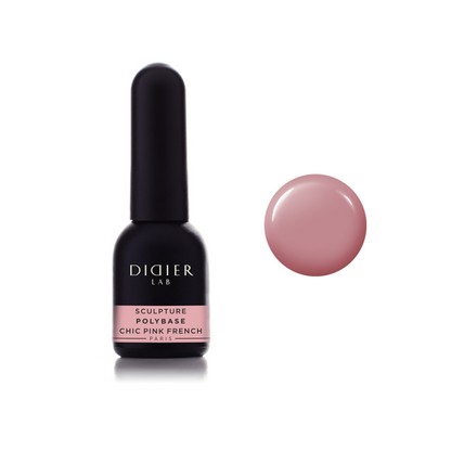 Geelilakka Polybase, Chic Pink French, hema & tpo vapaa Didier Lab, 10ml