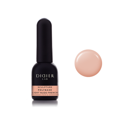 Geelilakka Polybase, Light nude french, HEMA & TPO VAPAA Didier Lab, 10ml