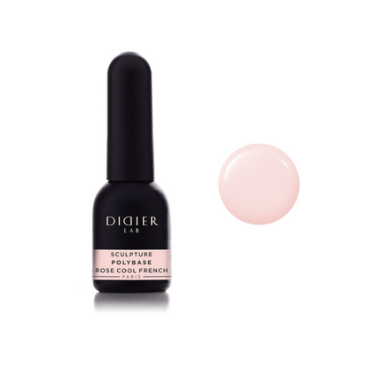 Geelilakka Polybase, Rose cool french, hema & tpo free Didier Lab, 10ml