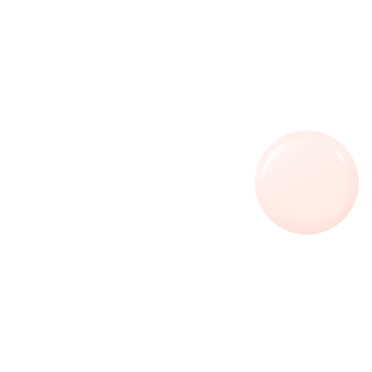 Geelialuslakka Rubber Creamy Pink HEMA & TPO vapaa Didier Lab 10ml