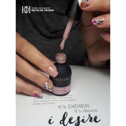 Geelilakka Polybase, Glossy cover, hema & tpo vapaa Didier Lab, 10ml