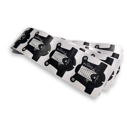 Paperiset kynsimuotit "Didier Lab", 100 kpl